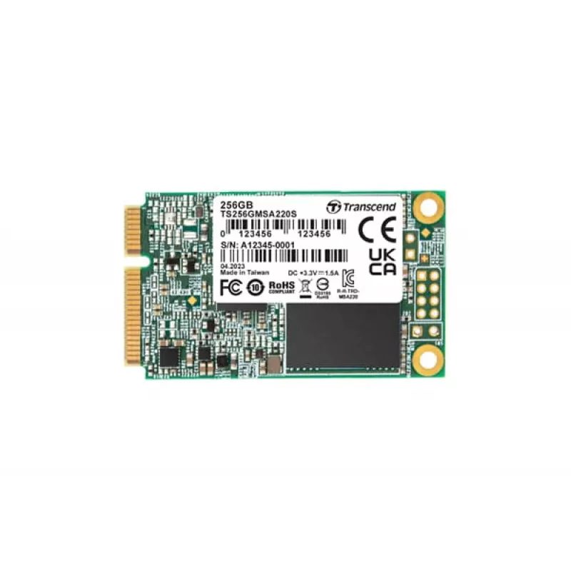 SSD Transcend 256 GB Transcend MSA220S mSATA 3D NAND, SATA3 – Solid State Disk – mSATA
