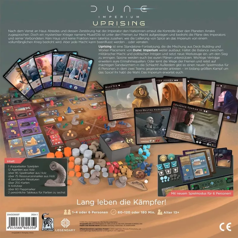 Dune: Imperium - Uprising, επιτραπέζιο παιχνίδι