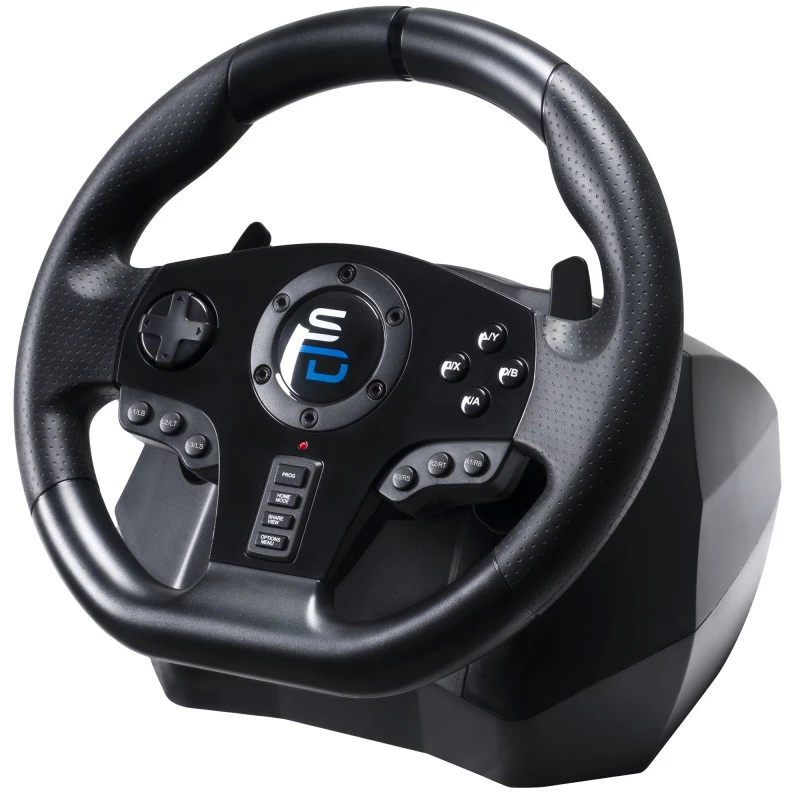 Τιμόνι + πεντάλ Subsonic GS850-X Μαύρο περιστροφή 270° USB