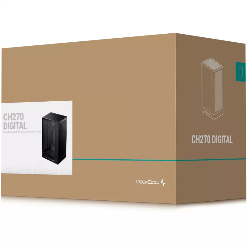 DeepCool CH270 Κουτί (R-CH270-BKNDM0-G-1)