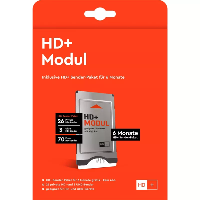 HD plus HD+ Module με 6 μήνες πακέτο καναλιών HD+