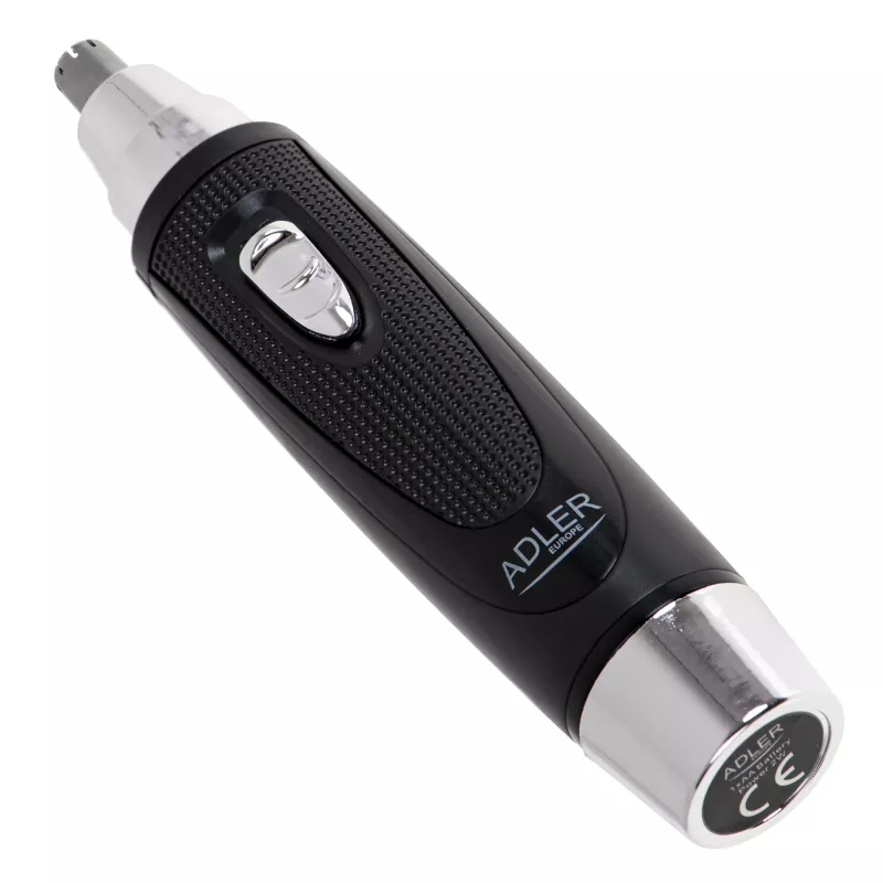 Trimmer ακριβείας Adler AD 2911 — Trimmer αυτιών και μύτης, μαύρο, 45 g