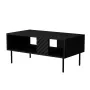 Τραπέζι σαλονιού Cama Meble LUCCA 1000×550×460 mm ορθογώνιο μαύρο