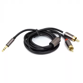 Καλώδιο ήχου 3,5mm - 2x RCA, 1m