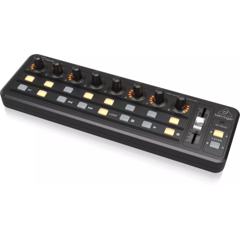 Πληκτρολόγιο MIDI USB Behringer X-TOUCH MINI τύπου ελέγχου πλήκτρα περιστροφικοί διακόπτες sliders