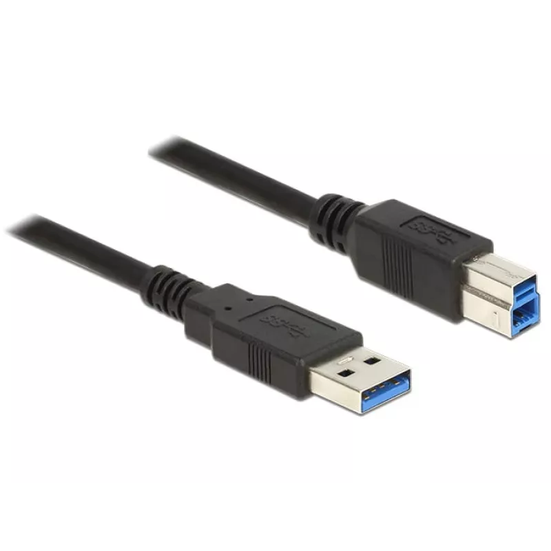 Καλώδιο USB DeLOCK 85069 USB 3.2 Gen 1 3 m USB A USB B μαύρο