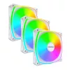 MONTECH RX120 PRO λευκό 120mm ARGB Reverse Blade συσκευασία 3 τεμ.