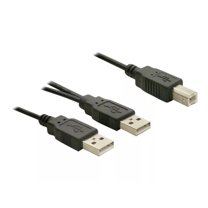 Καλώδιο USB DeLOCK USB-B/USB-A 1 m μαύρο