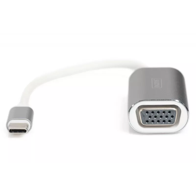 DIGITUS DA-70837 Αντάπτορας VGA 1080p FHD σε USB 3.0 Type C, αλουμίνιο