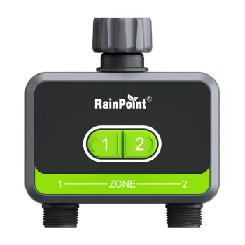 Έλεγχος ποτίσματος RainPoint HTV210B 2 ζωνών με έλεγχο εφαρμογής (μοντέλο HTV210B)