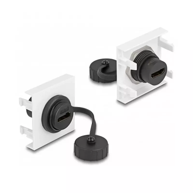 DeLOCK Easy 45 μονάδα HDMI 45 x 45 mm μήκος καλωδίου 0,045 m