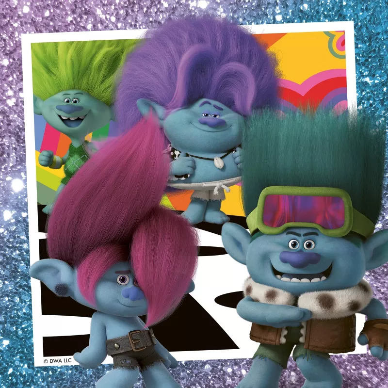 Παιδικό παζλ Trolls 3 (3x 49 τεμάχια)