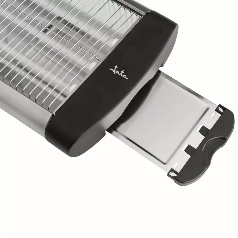 Τοστιέρα JATA JETT1588 600 W Μαύρο Ανοξείδωτο χάλυβας