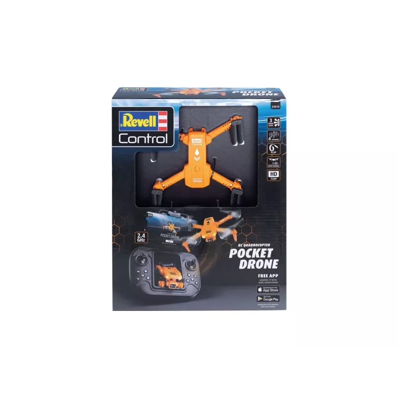 RC-Quadrocopter REVELL Pocket Drone 23810 — 2,4 GHz, τηλεχειριστήριο 4 καναλιών