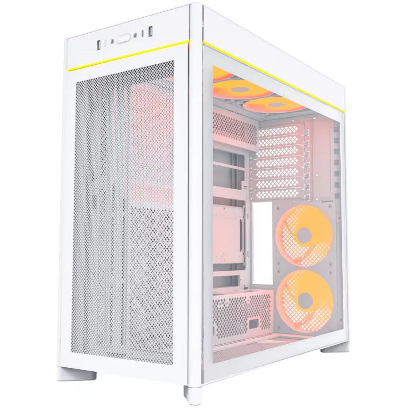 Κουτί PC Montech HS01 PRO Midi Tower Λευκό