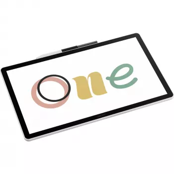 Wacom One Digitizer Οθόνη LCD 14 ιντσών με τεχνολογία αφής υψηλής απόκρισης, 4096 επίπεδα ευαισθησίας πίεσης