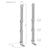 Maclean καθολική βάση VESA για ηχείο soundbar, max. 15 kg, MC-335