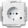 BUSCH JAEGER 2013-0-5286 - CEE 7/3 - 2P+E - Λευκό - 250 V - 16 A - 71 mm