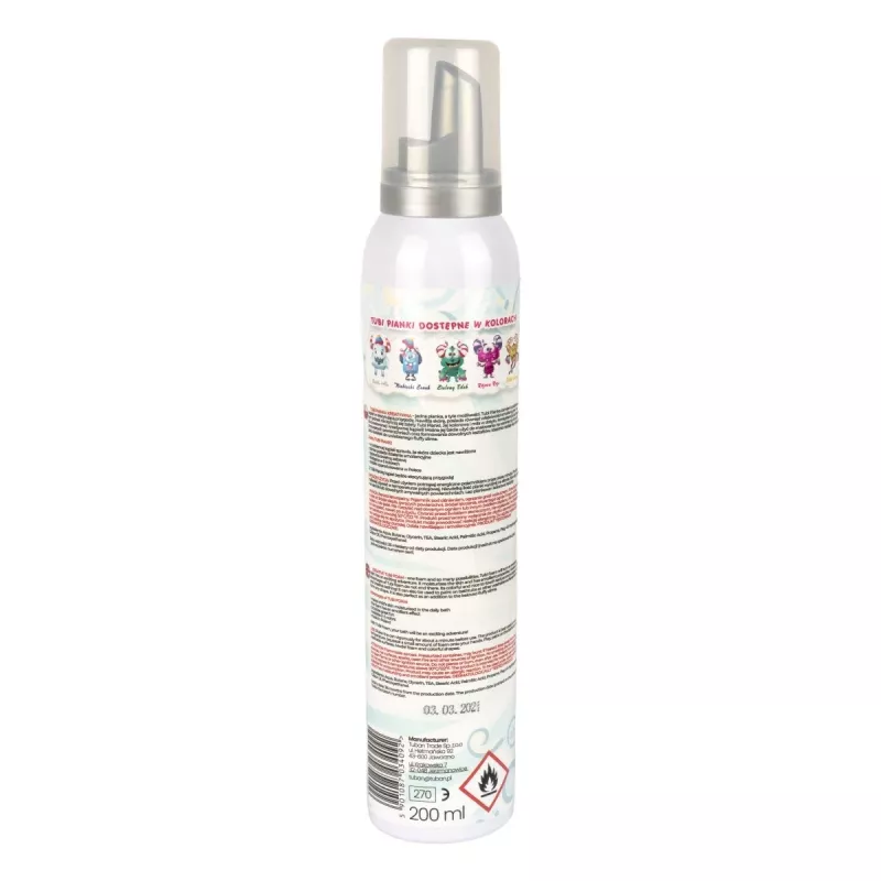 Παιχνίδι αφρού μπάνιου Tuban TUBI FOAM WHITE 200 ml