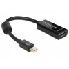 Delock - Προσαρμογέας βίντεο - Mini DisplayPort αρσενικό σε HDMI θηλυκό - 18 cm (65099)
