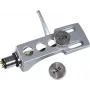 Headshell Omnitronic 10605262 — ασημί headshell βραχίονα ανάγνωσης, ανταλλακτικό για πικάπ