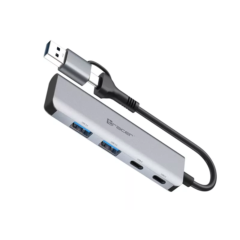 TRACER ADAPTER A-5 USB Type-C σε USB-A 2x USB-A + 2x USB-C