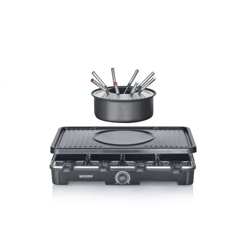 Γκριλιέρα ρακλέτ Severin RG 2347 8 άτομα 1400 W μαύρη
