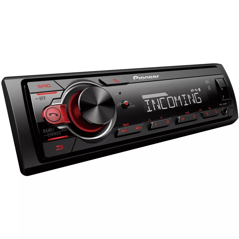 Pioneer MVH-330DAB - μαύρο - 1 DIN - 200 W - 50 W - Android - AAC,FLAC,WAV,WMA