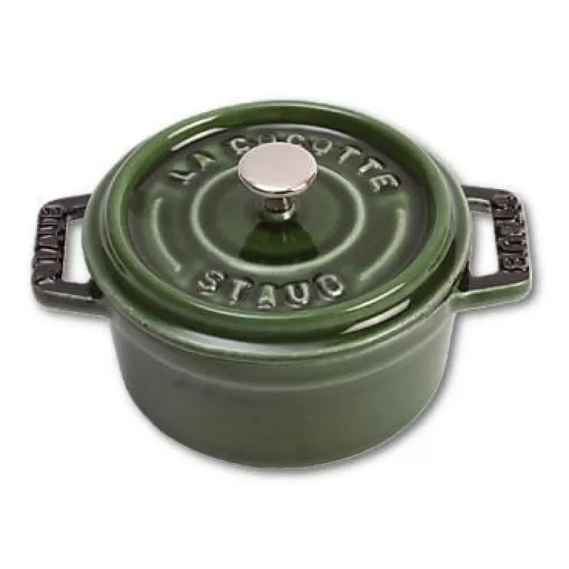 Staub 40509-804 Mini Cocotte 10 cm, πράσινο βασιλικού, χυτοσίδηρος