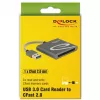 Αναγνώστης καρτών DeLOCK 91525 USB 3.2 Gen 1 Γκρι