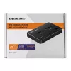 Qoltec 52274 σταθμός σύνδεσης M.2 SSD | NVMe | SATA | USB-C | DUAL 2 x 2TB