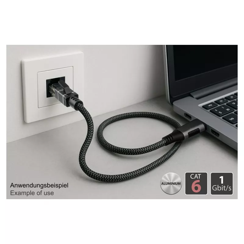Καλώδιο Ethernet Good Connections USB-C RJ45, ανθρακί, 2,0 m
