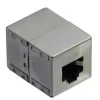 Υποδοχή θηλυκή Modular RJ-45 VALUE Cat.6 θωρακισμένη ασημί