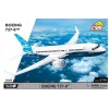 Σετ κατασκευής Cobi Boeing 737-8 — 340 τεμάχια, συνιστώμενη ηλικία 7+, μπλε και λευκό