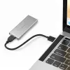 Θήκη αλουμινίου QOLTEC 51833 για M.2 SSD, SATA σε USB 3.0, υποστηρίζει έως 2 TB