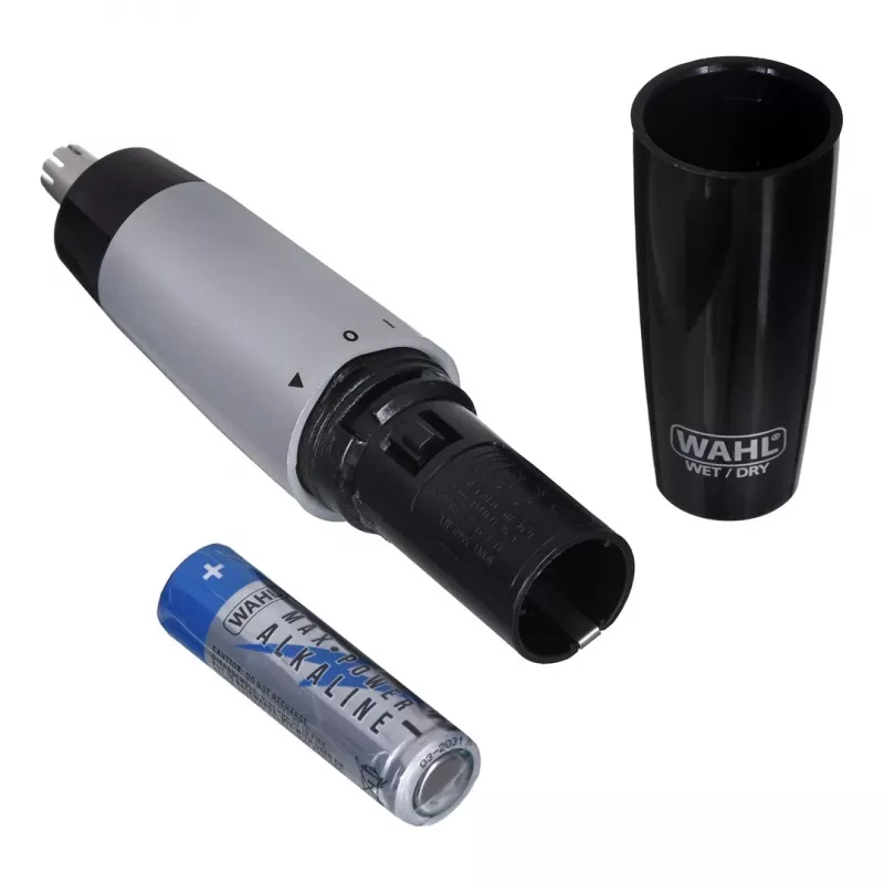 Wahl 05642-135 Τριμερ μύτης και αυτιών, μαύρο/ασημί
