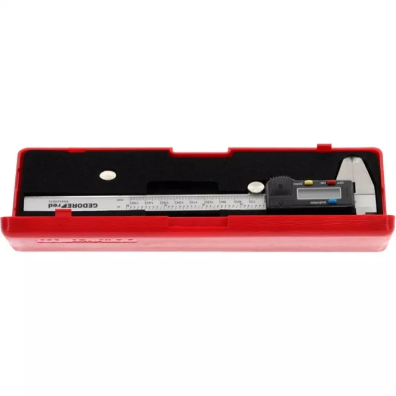 Gedore RED R94420021 3301430 ψηφιακό παχύμετρο, 0–153 mm, mm/ίντσες, γκρι