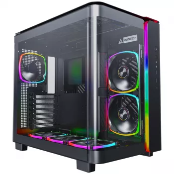 Montech KING 95 PRO Midi-Tower, Tempered Glass, ARGB - μαύρο