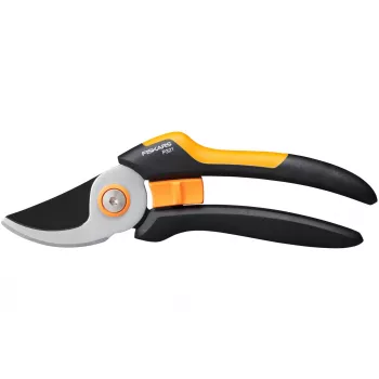 Fiskars Solid M P321 ψαλίδι κήπου Bypass μαύρο, πορτοκαλί