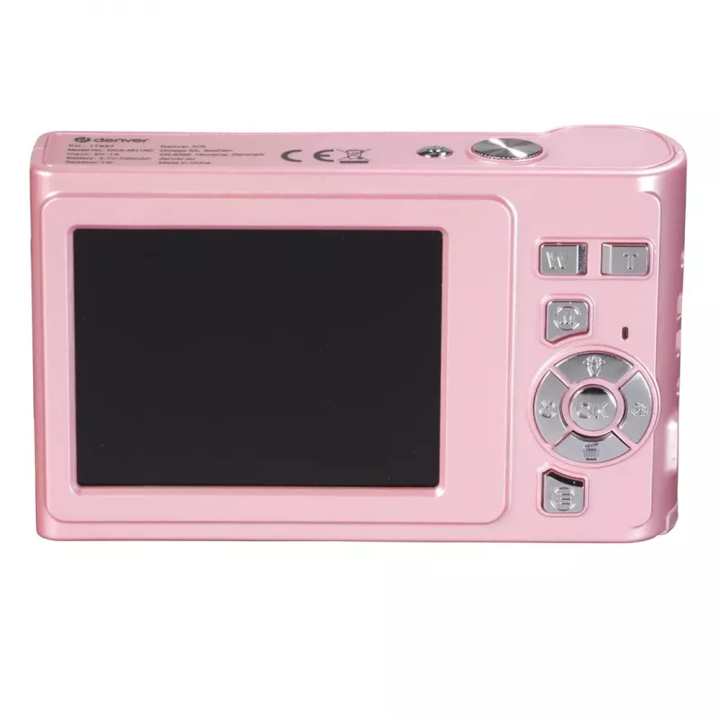 Denver DCA-4811RO συμπαγής ψηφιακή κάμερα, 5 MP CMOS (48 MP παρεμβολής), βίντεο Full HD 1080p, ροζ