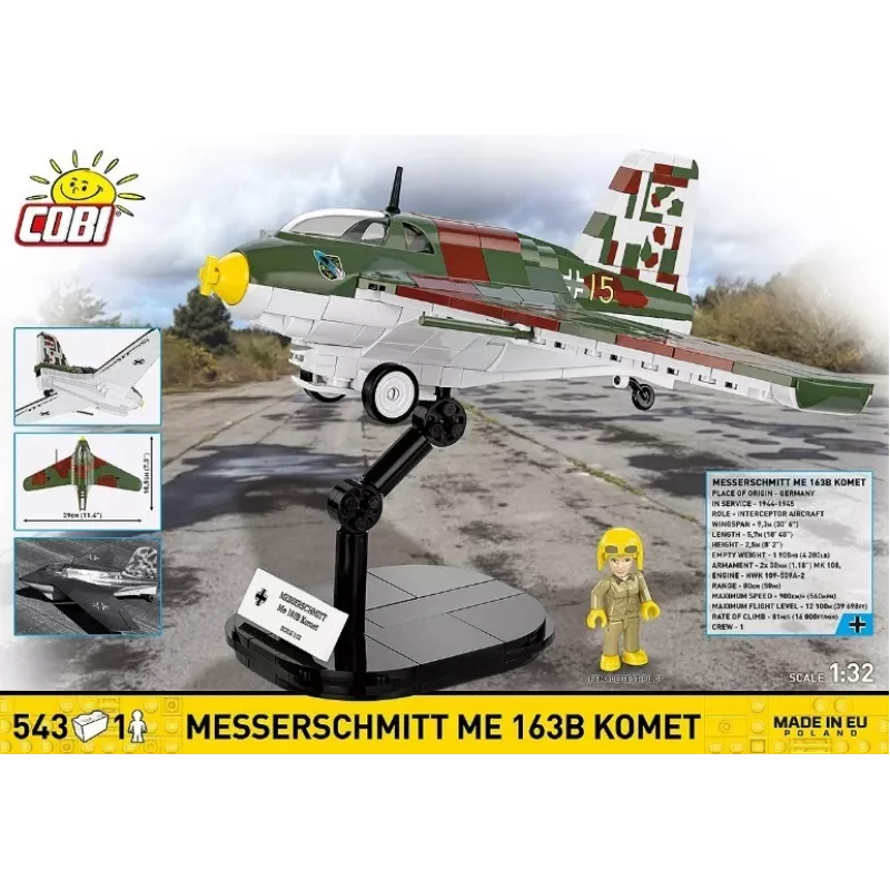 Τουβλάκια Messerschmitt Me 163B Komet 543 τεμάχια
