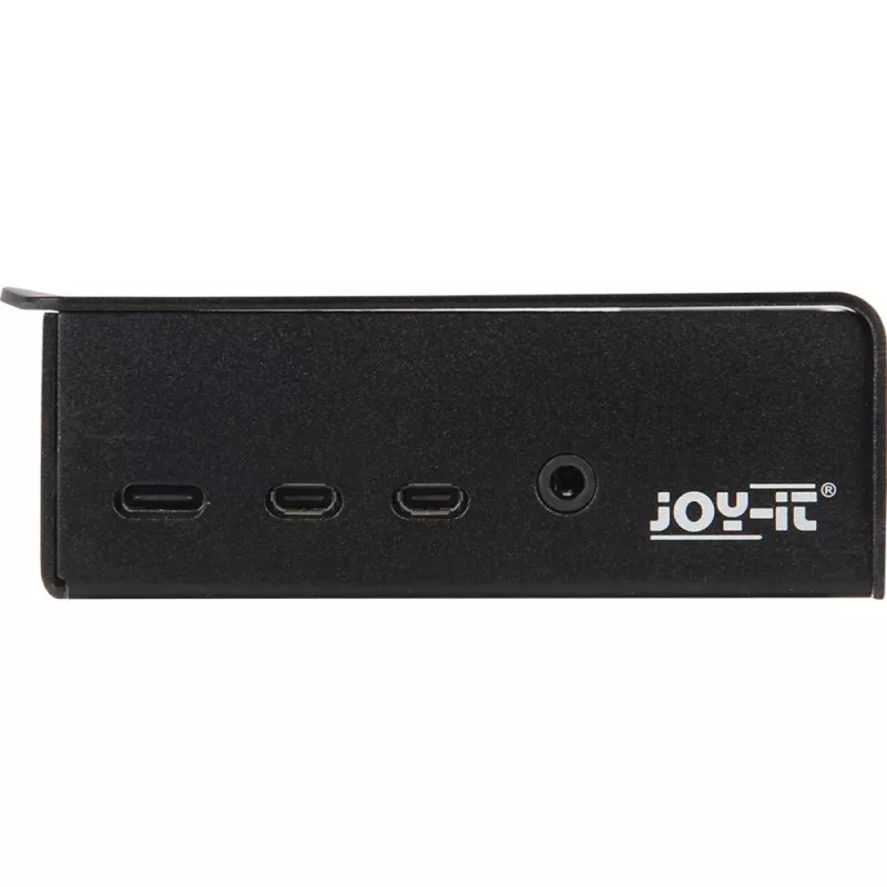 JOY-IT RPI CASE ALU06 - θήκη για Raspberry Pi 4, αλουμίνιο, μαύρο (RB-ALUCASEP4+06)