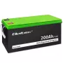 Qoltec μπαταρία Gel | 12V | 200Ah | GEL | 59,5 kg