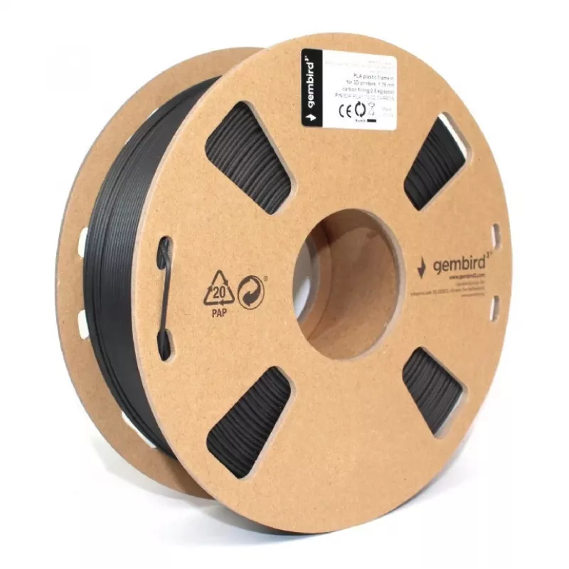 Υλικό 3D εκτύπωσης Gembird 3DP-PLA1.75-02-CARBON