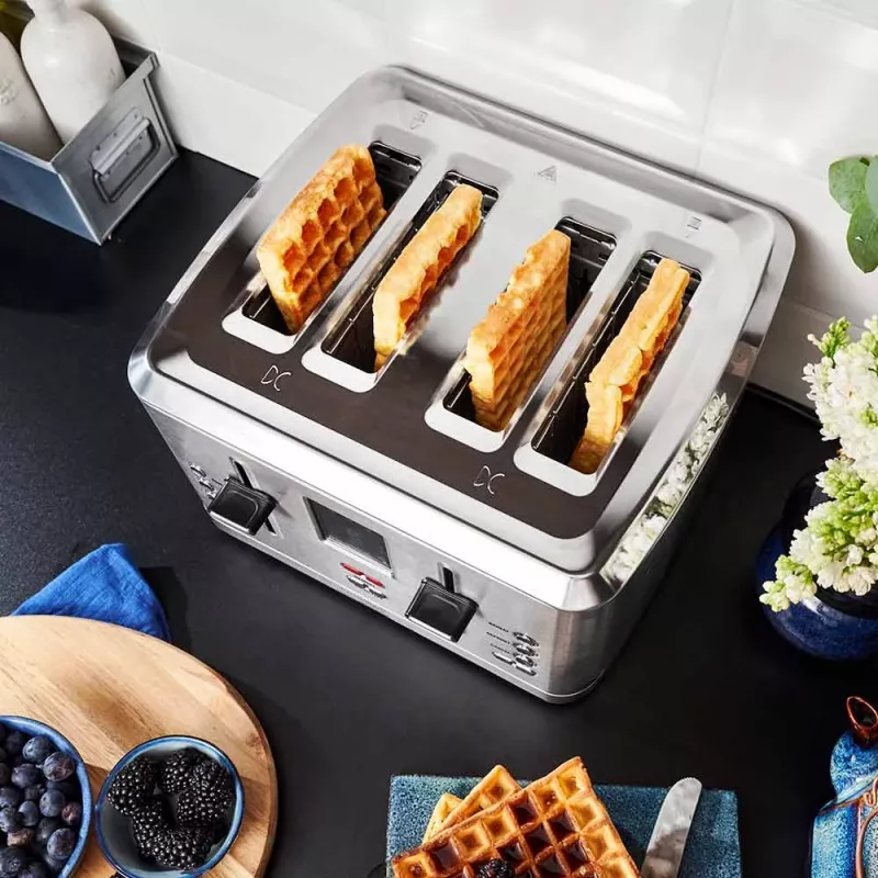 Gastroback Design Digital 4S 4 φέτες 1900 W Ανοξείδωτο χάλυβα