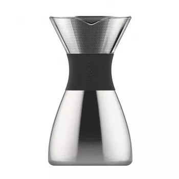 Συσκευή cold brew καφέ Asobu PourOver μαύρη, ασημί