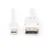 Καλώδιο σύνδεσης DisplayPort Digitus AK-340102-010-W