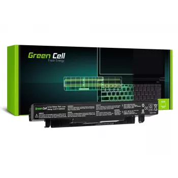 Μπαταρία Green Cell AS58 για φορητούς υπολογιστές ASUS — Li-Ion 2200 mAh, 14.4 V, 4 κυψέλες, μαύρο