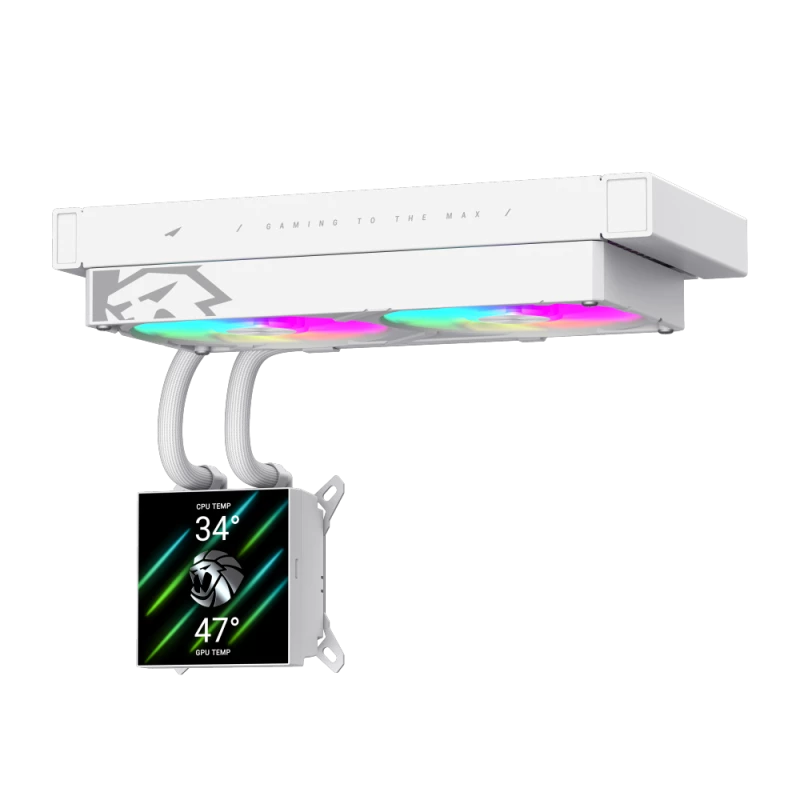 Gamemax υδρόψυξη CPU | GLACIER 240 LCD WH | Intel, AMD