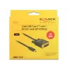 Προσαρμογέας USB-C σε DVI DeLOCK 1m 85320